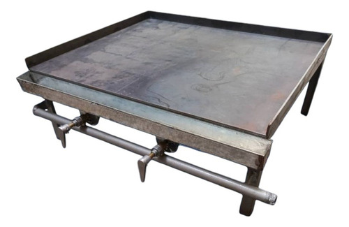 Plancha De 60x50 A Gas Patas Cortas Para Cachapas Arepas