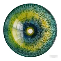 Comprar Bachas De Vidrio Artesanales Para Baños 42cm X 14cm Únicas