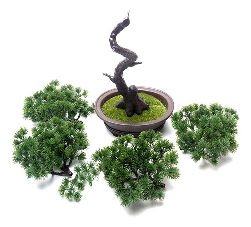 Árbol De Pino Bonsái Koet 11 Pulgadas Planta Sintética Color De La Flor
