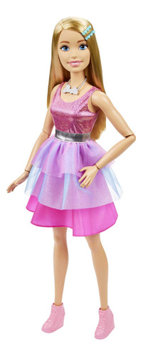 Barbie Large Dolls Muñeca 28  Rubia Rosa