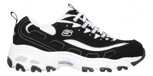 Zapatilla  Skechers D'lites Biggest Fan 11930/bkw Para Mujer