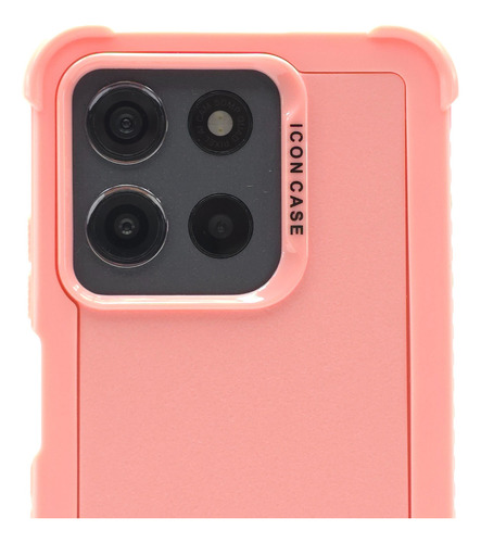 Funda 3 En 1 Para Moto G15 Case Uso Rudo Full Protector Multishield - Rosa Moto G15