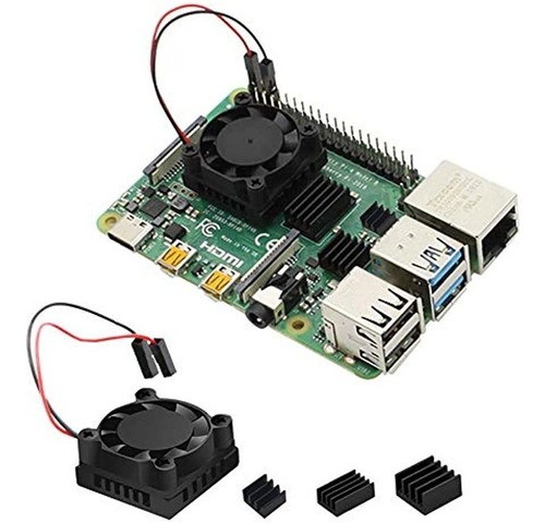 Raspberry Pi 4 Modelo B Cpu Disipadores De Calor Ventilador