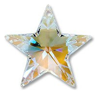 Swarovski Star Colgante Mm Crystal Ab