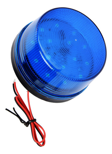 Luz De Alarma De Seguridad, 12 V, Led Azul, Baliza Estrobosc