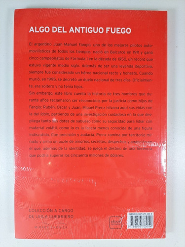 Libro Algo Del Antiguo Fuego - Prenz, Miguel
