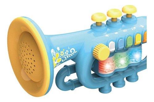 Instrumentos De Juguete Para Juguetes Trompeta Azul
