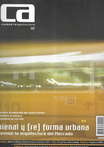 Revista Ca Arquitectura 117 / Bienal Y ( Re ) Forma Urbana