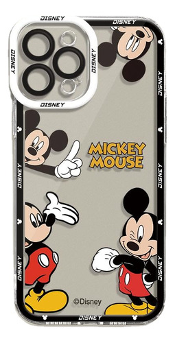 Funda De Teléfono Disney Mickey Minnie Para iPhone 15 14 13