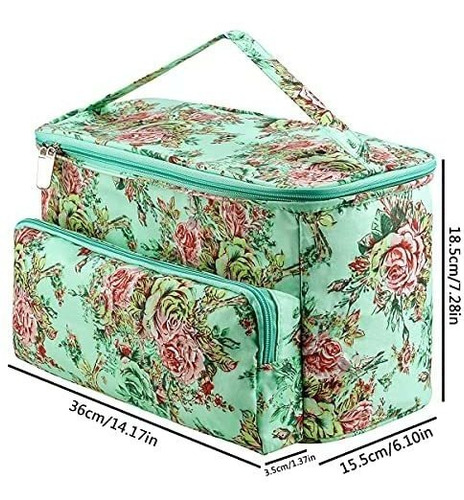 Imagen 2 de 6 de Estuche Bolsa Organizador P/hilos-agujas D Tejer Peony