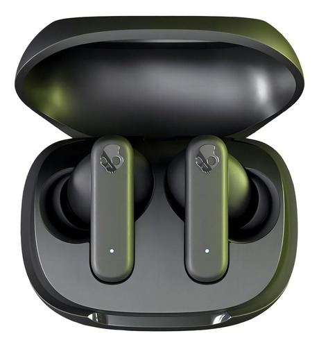 Audifonos Skullcandy Smokin Buds Xt Supreme Sound Power Bass Color True black Color de la luz Blue/Red - Bueno (Reacondicionado)