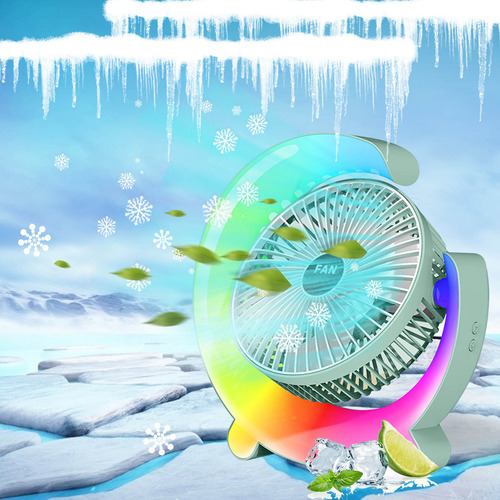 Ventilador De Escritorio Doméstico Con Carga Usb A Color Run