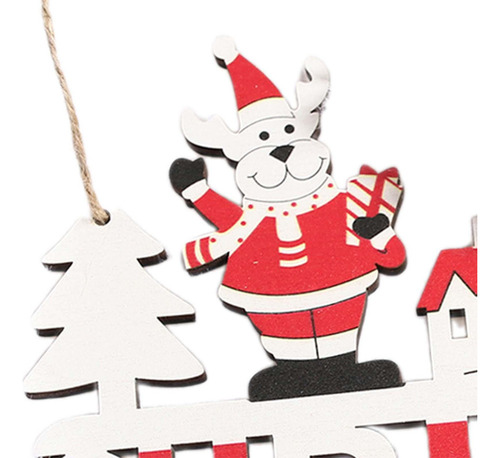 Colgante De Navidad De Madera, Adornos Navideños, Alce