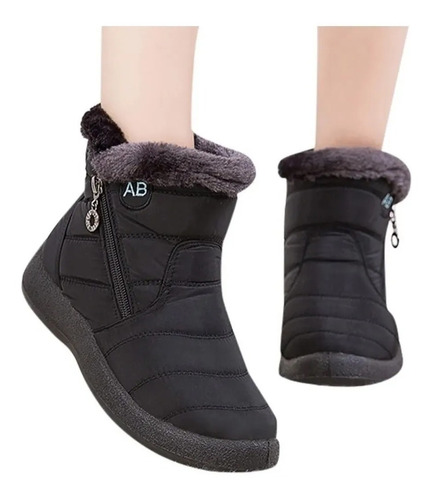 Botas De Invierno Mujer Zapatos De Neve Impermeables Torn