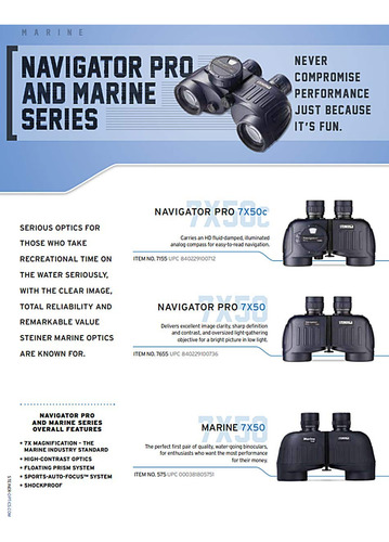 Binóculos Steiner Navigator Pro 7x50 Ampliação 7x