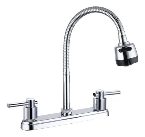 Mezcladora Para Tarja Grifo Fregadero Flexible Llave 2 Modos
