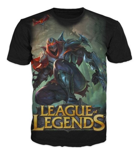  Camiseta League Of Legends Video Gamer Adulto Niño Algodón