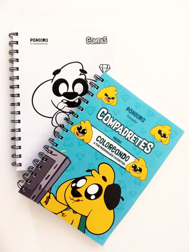 Compadretes Cuaderno Para Pintar Los Compas Mikecrack Timba
