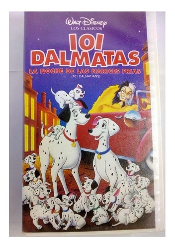 Pelicula Vhs 101 Dalmatas La Noche De Las Narices Frias1961 