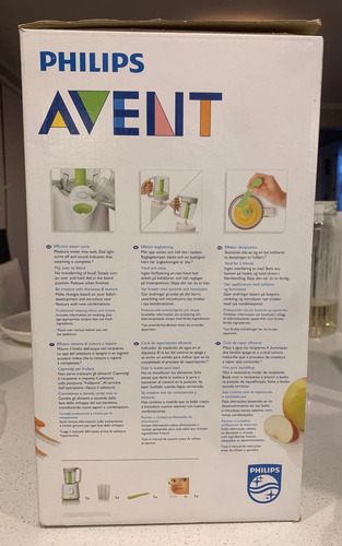 Vaporera Y Licuadora Para Comida Para Bebés Avent Scf870/20 (Usado)