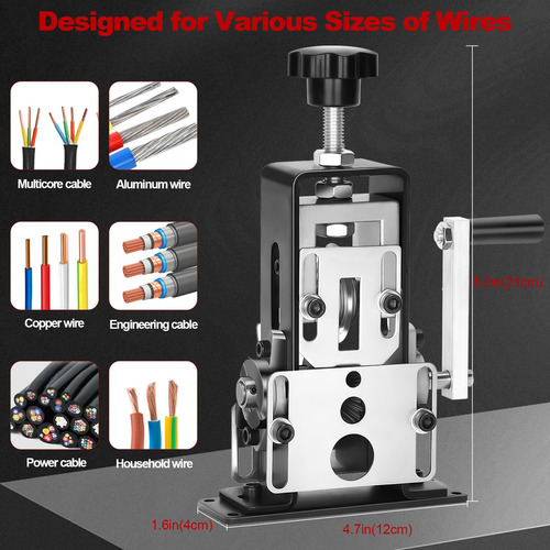 Maquina Peladora De Cables Manual Taladro Desde 1,5nn 25nn