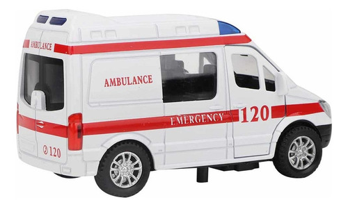 Hhh 1:32 Mini Estimulación Aleación Ambulancia Coche Sonido