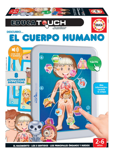 Puzzle El Cuerpo Humano Touch Rompecabezas Tactil Educa Ax ®