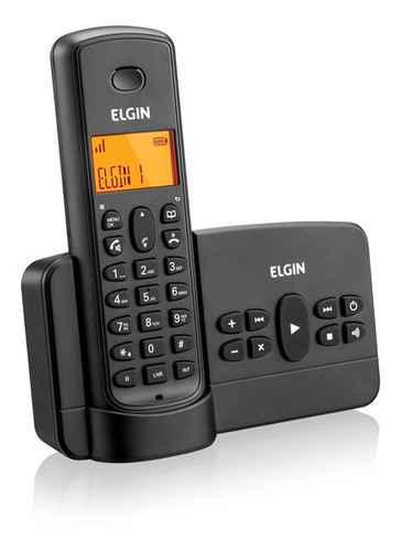 Telefone Elgin TSF 800SE sem fio - cor preto