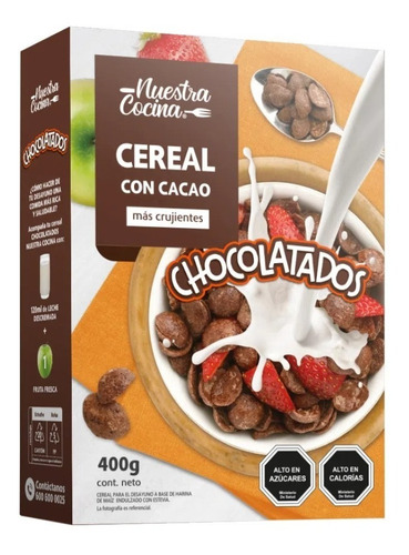 Cereal Nuestra Cocina Chocolatados Con Cacao 400 G