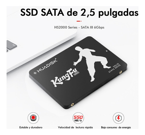Disco Duro Interno Huadisk Sata Ssd De 120 Gb Para Portátil