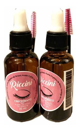 Pack X 20 Aceite Ricino Para Pelo Y Pestañas Con Aplicador