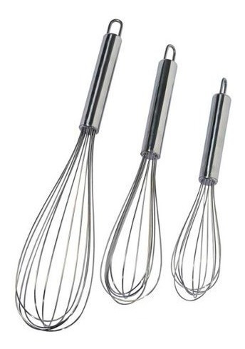Imagen 3 de 6 de Set De 3 Batidores Manuales. Smart Cook