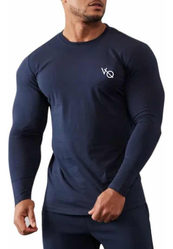 Playera Deportiva Corte Pegado Elástica Vanquish V Q 2023xsh