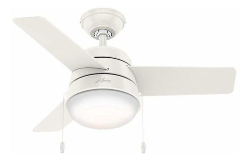 59301 Hunter Ventilador Techo 36 Aker Blanco Fresco Luz