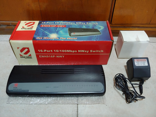 Switch Encore Enh916p-nwy 10/100mbps 16 Puertos (Usado)