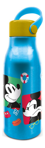 Botella 760ml flexi handle aluminium Mickey mouse