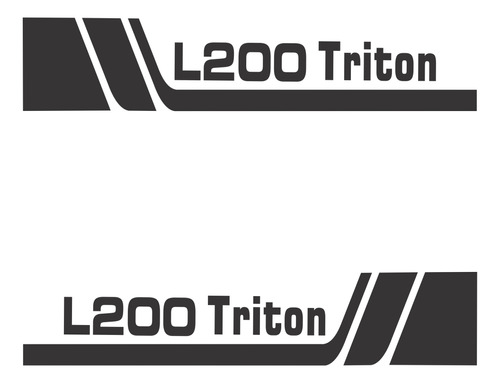 Adesivo Faixas Mitsubishi L200 Triton Lft003