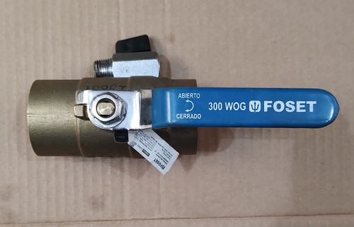 Válvula De Esfera. Foset. Soldable. 2 Pulgadas (Usado)