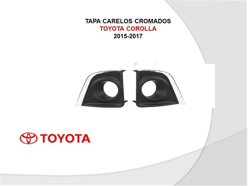 Tapa Carelo Cromado Derecho Corolla 2015-2017