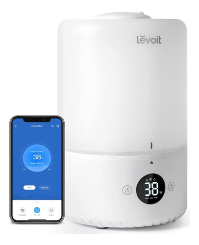 Humidificador Levoit Dual 200s 110-240v, Blanco Crema, 3 L