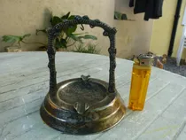 Comprar Antiguo Cenicero Aljibe Bronce 13 Diam X 13 Alto - 300 Grs.