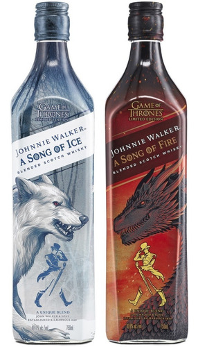 Imagen 3 de 7 de Whisky Johnnie Walker A Song Of Ice 700ml Game Of Thrones