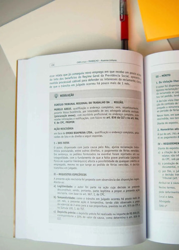 Trabalho Prática 2 Fase Oab: Prática - 2ª Fase Oab, De Aryanna Linhares. Prática - 2ª Fase Oab, Vol. Único. Editorial Juspodivm, Capa Mole, Edição 22 Em Português, 2025