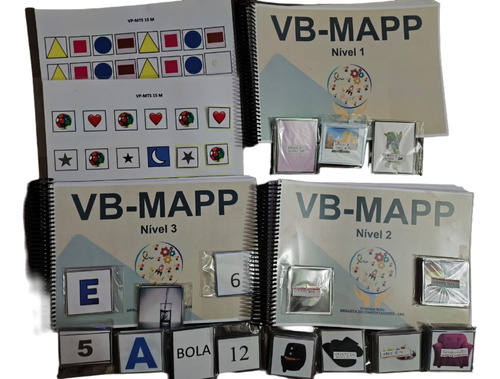 Kit Vb Mapp Nivel 1 ,2, 3 Estimulos Para Pareamento, Sequências De Histórias. Folhas De Registros E Avaliação De Barreiras