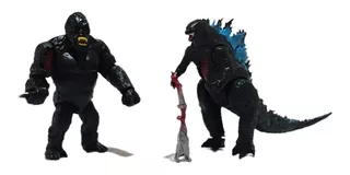 Brinquedos Godzilla Vs King Kong Bonecos Articulados Batalha