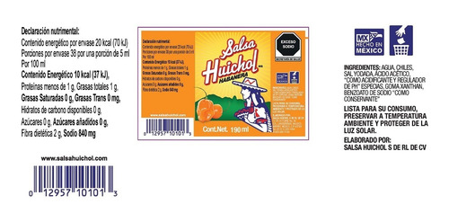 Imagen 4 de 8 de Kit Salsa Huichol Con 4 Botellas Y Gorra Logo Sh