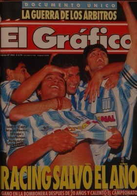 El Grafico 3941 Racing Gana En La Boca Luego De 20 Años  