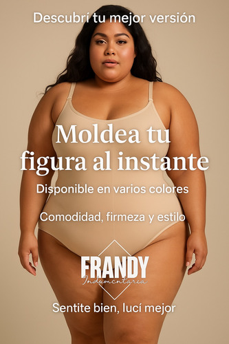 Body Modelador Reductor Push Up Brtel Reg Viral Pack X3 Beige Blanco Negro Lisa M/l 75-100