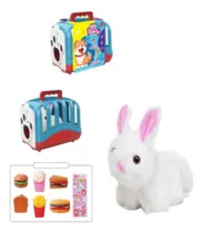 Comprar Conejo De Peluche Con Jaula Y Accesorios