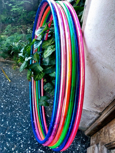 Aro Hula Hoop Circo Y Danza - Fijo Encintado Tornasol